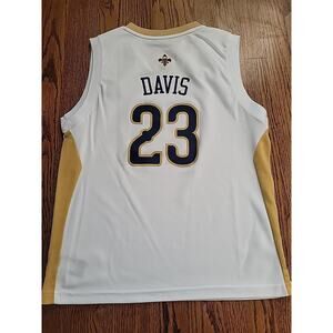 Adidas Anthony Davis New Orleans Pelicans Jersey Basketball Youth Size L 14-16